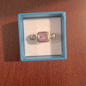 Silpada sterling silver and amethyst ring